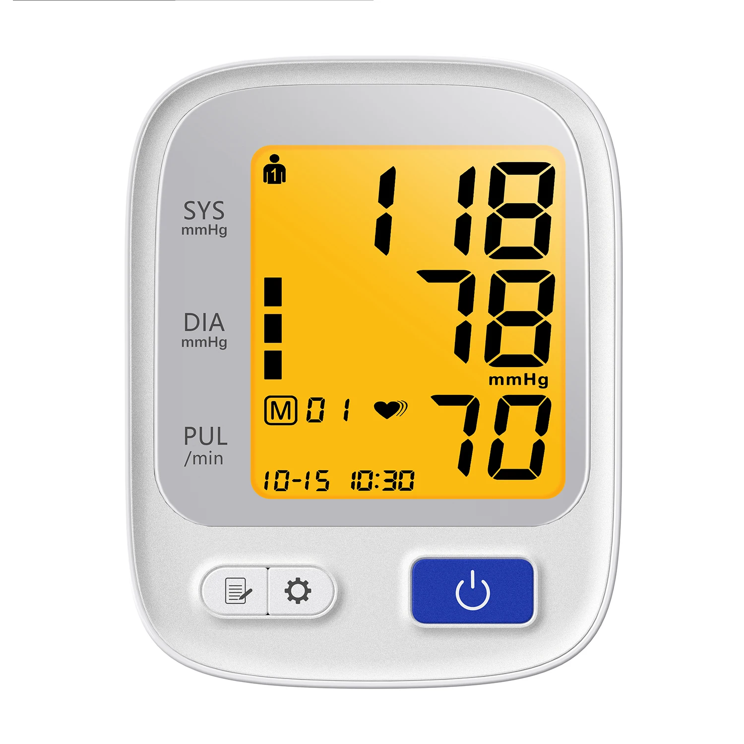 Digital Sphygmomanometer with Universal Cuff Upper Arm High Heart Rate Digital BP Cuff Machine Blood Pressure Machine