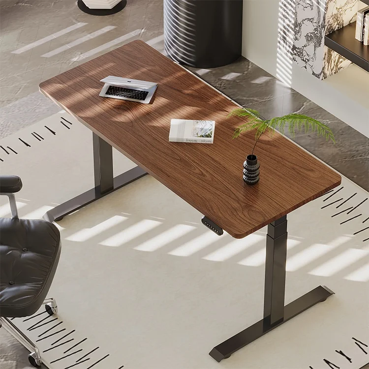 Electric Office Desk Convertible Ergonomic Metal Factory Direct Supply Design Computer Sit To Stand Adjustable Height Table