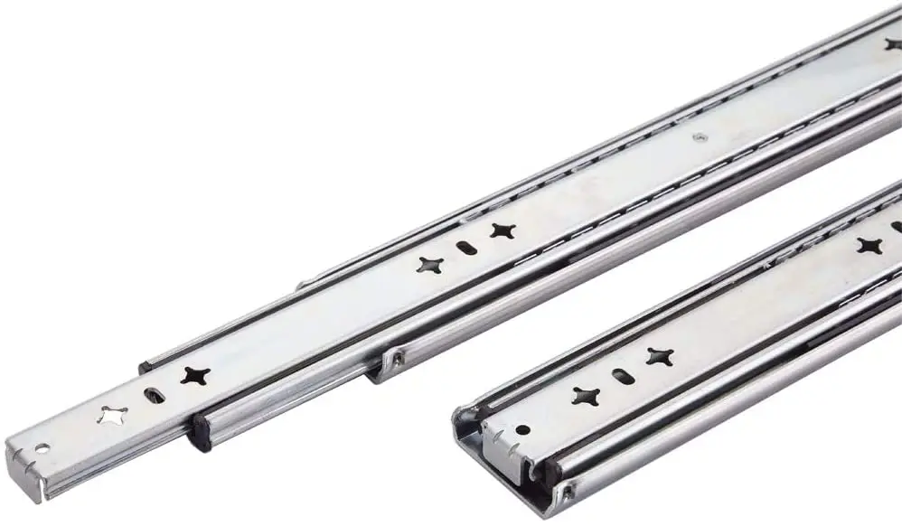 SNEIDA High quality Width 53mm stainless steel Rated load drawer slide Heavy duty telescopic slide drawer ball bearing slide