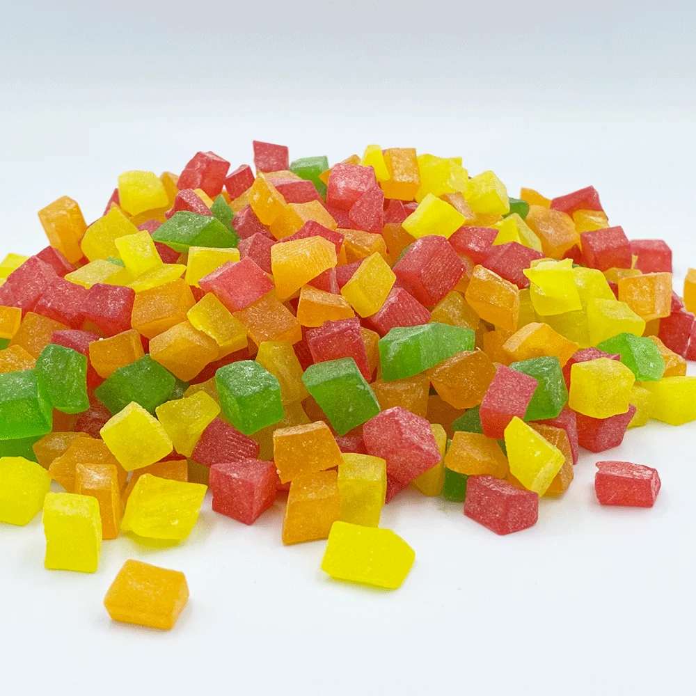 Dried papaya mixed color chunk,slim,round ,slices