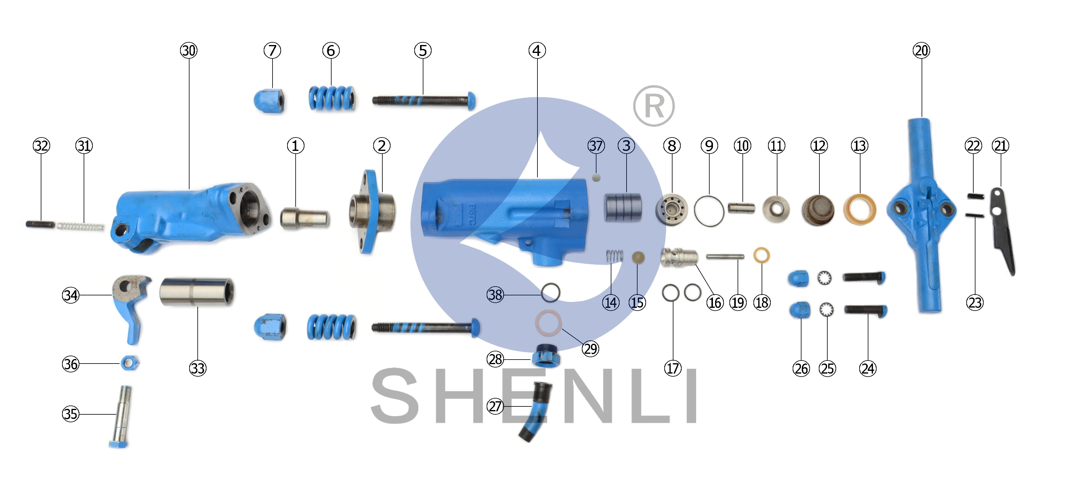 B87C  pneumatic rock drill portable rock drilling machine mining