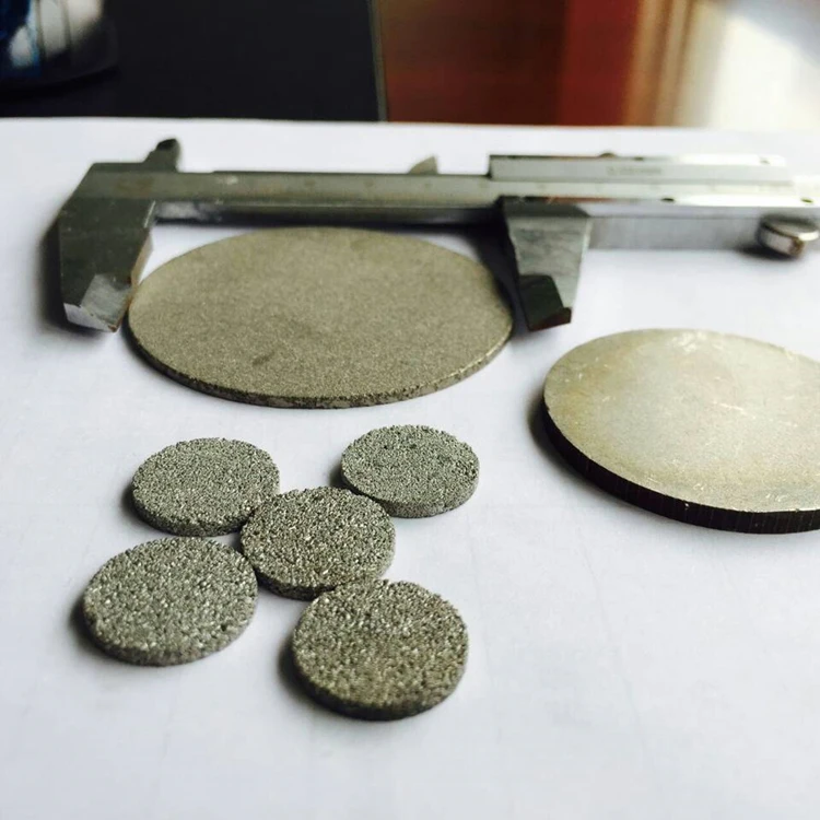 High Quality basket strainer filter Stainless Steel porous metal frits for solid-liquid separation