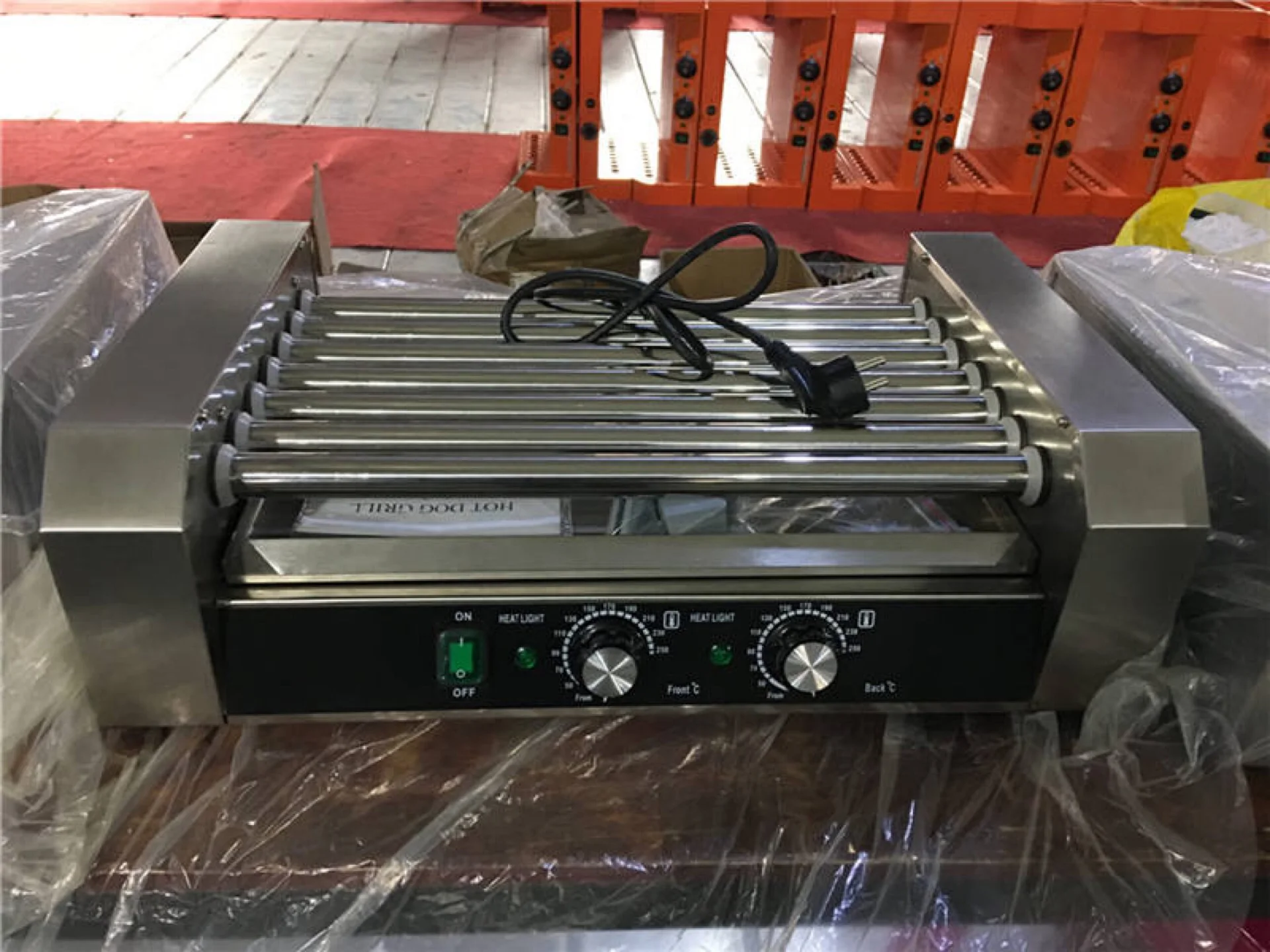 5 stick hot dog machine hot dog roller grill hot dog sausage maker machine