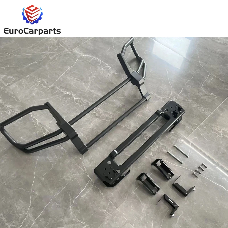 2029-2022 Year G Class W463A G63 Sports Style Bull Bar B Style Matt Black Front Bumper Guard Step Bar for W464Bull Bar