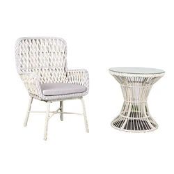 Stylish Terrace Rattan Chair Outdoor Synthetic Rattan Furniture Cafe And Restaurant Chair