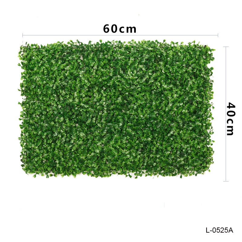 Kiaye Plastic Artificial Greenery Grass Panels Plant Wall Home Restaurant Indoor Decoration Supplies