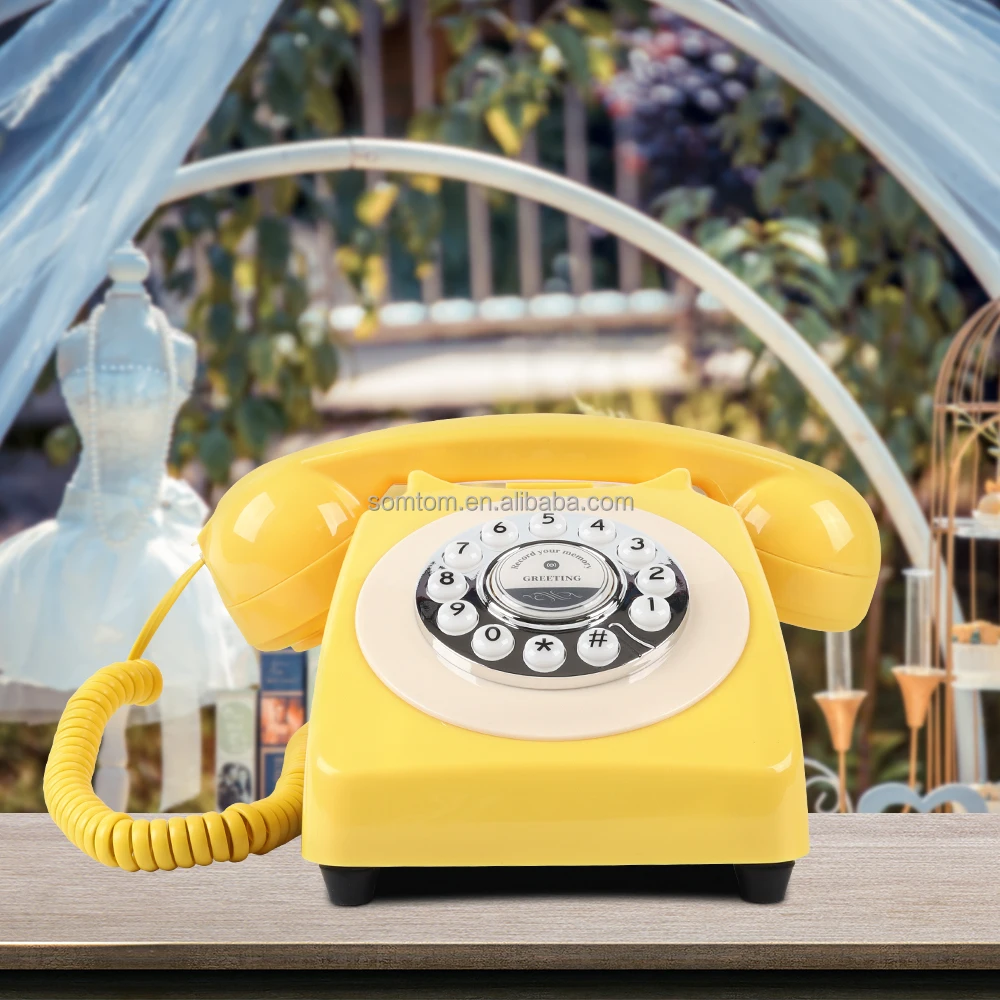 Wedding Decor Guest Audio Book Antique Telephone Record Phone Audio Guestbook audio guest book phone