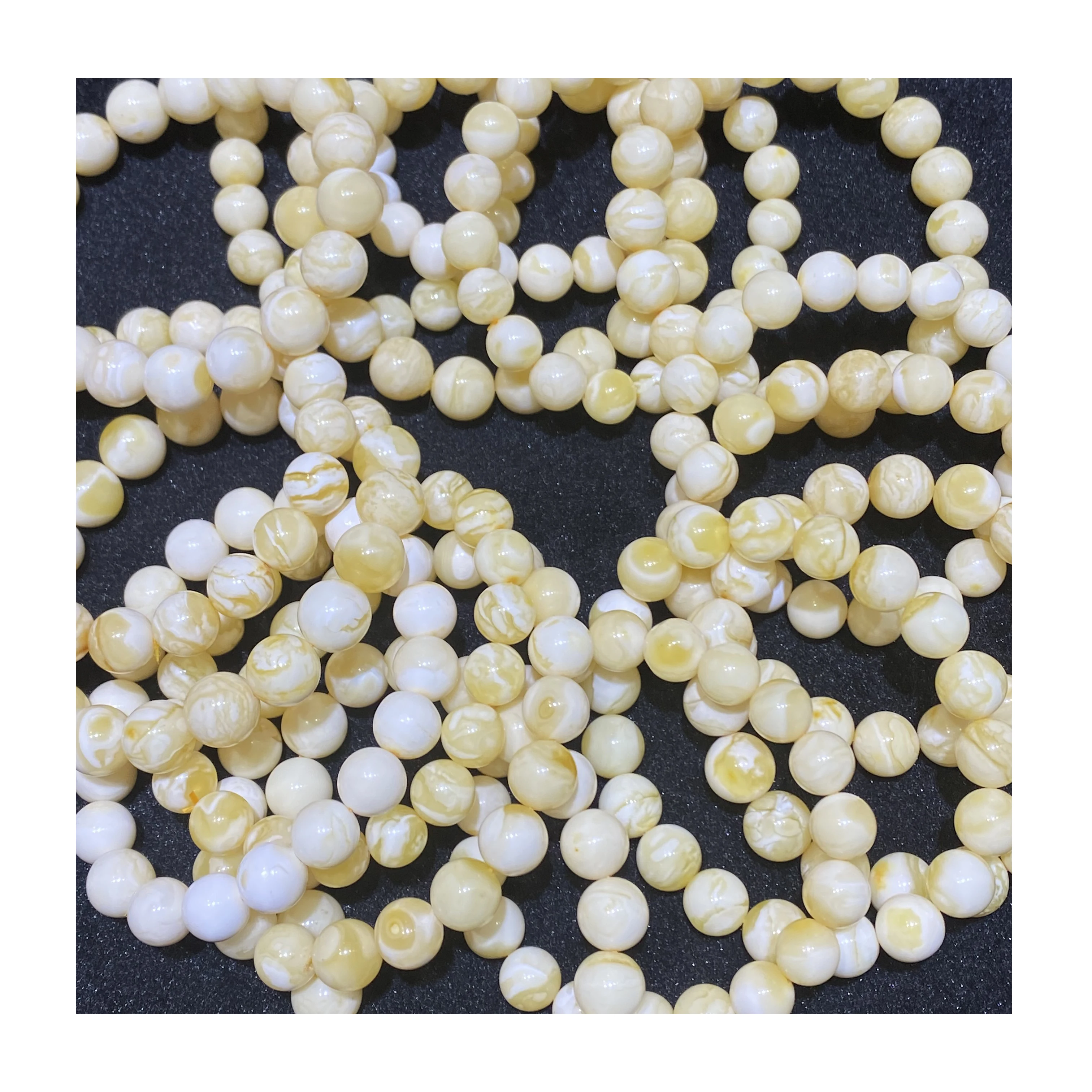 Балтийский натуральный янтарь диаметром 10-12 мм, высококачественное белое русское Янтарное измельчение и производство необработанного камня