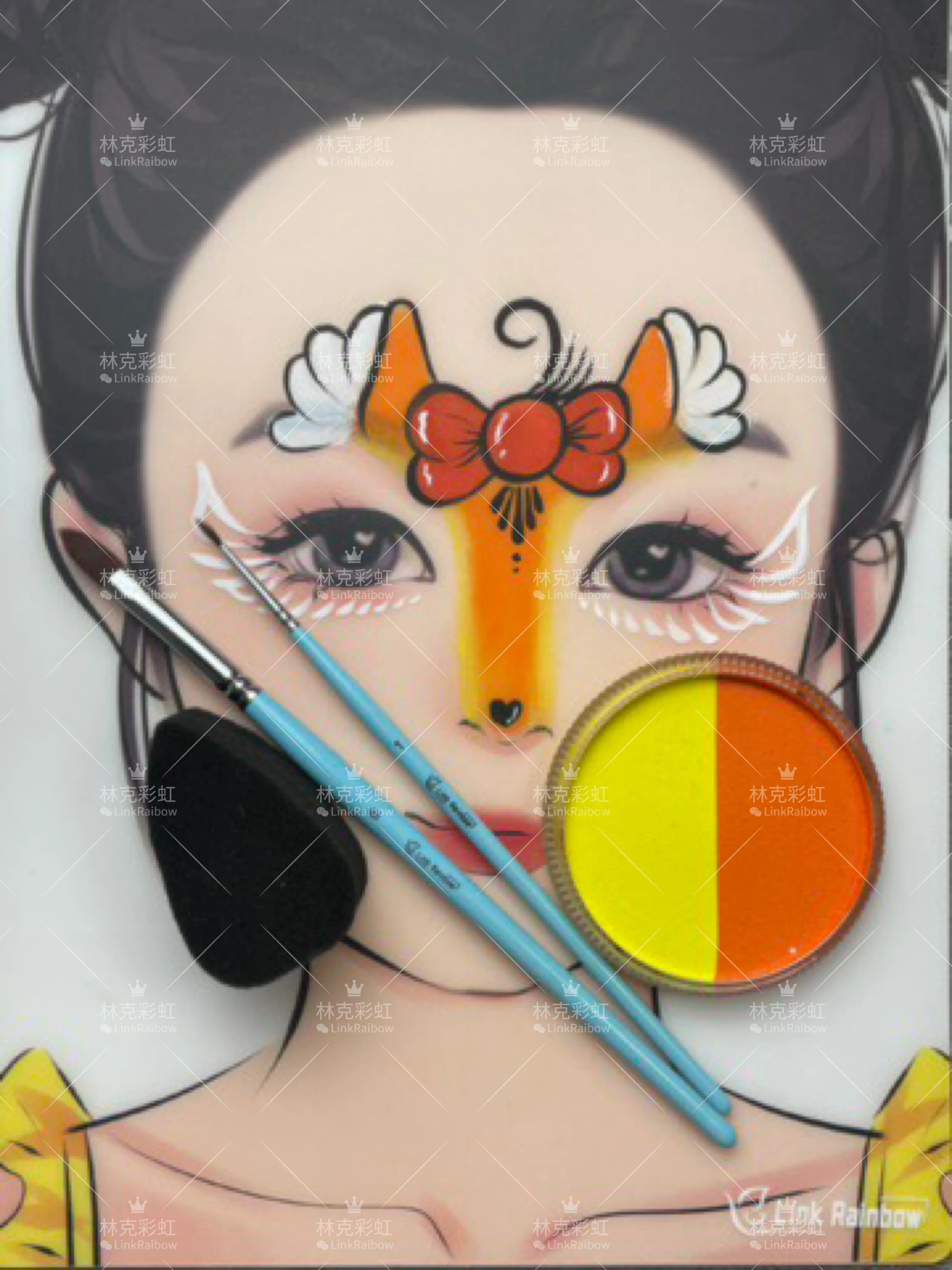 30g hot two-tone neon face paint body painting supplies holiday makeup face paint