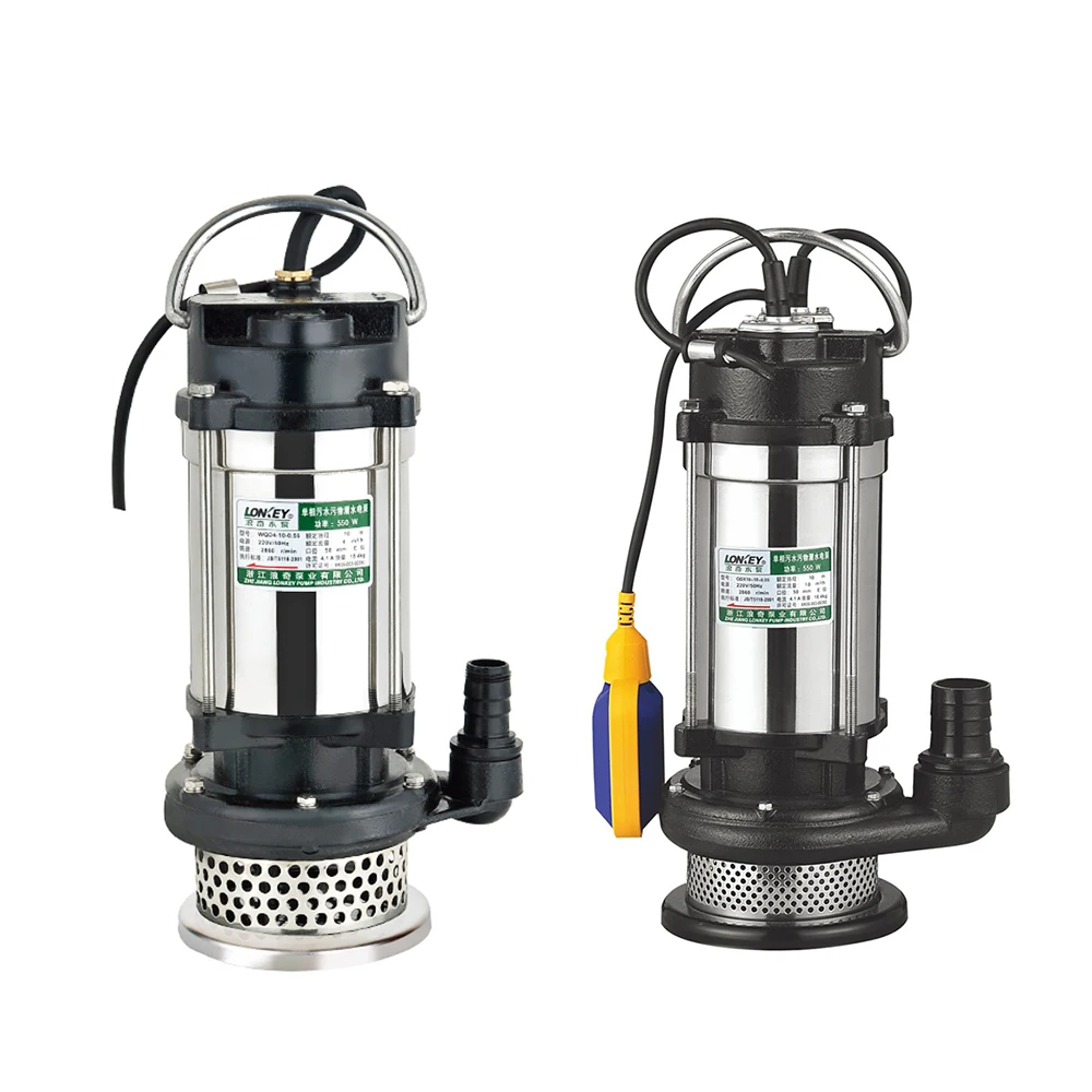 Stainless Steel Submersible Sewage Agriculture Irrigation Water Pump 1hp