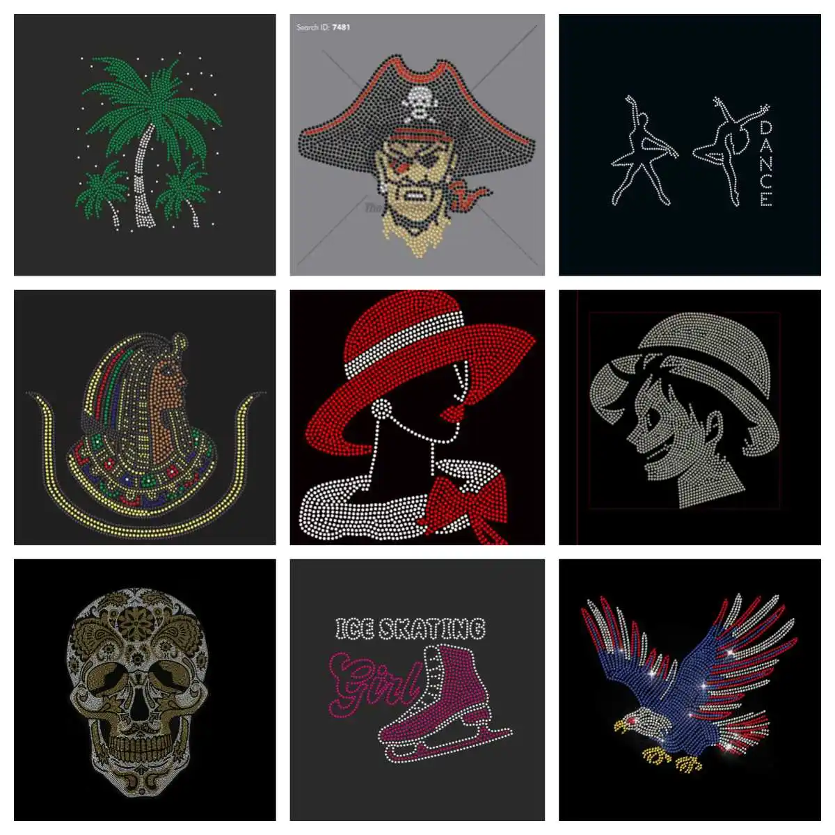 Изготовленный на заказ кристалл горячее исправление утюжок патч оптовая продажа дизайн логотипа со стразами передача