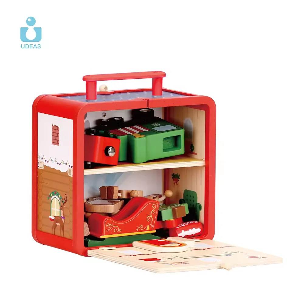 UDEAS Wholesale kids role play unique wooden christmas gift toys set for children babies
