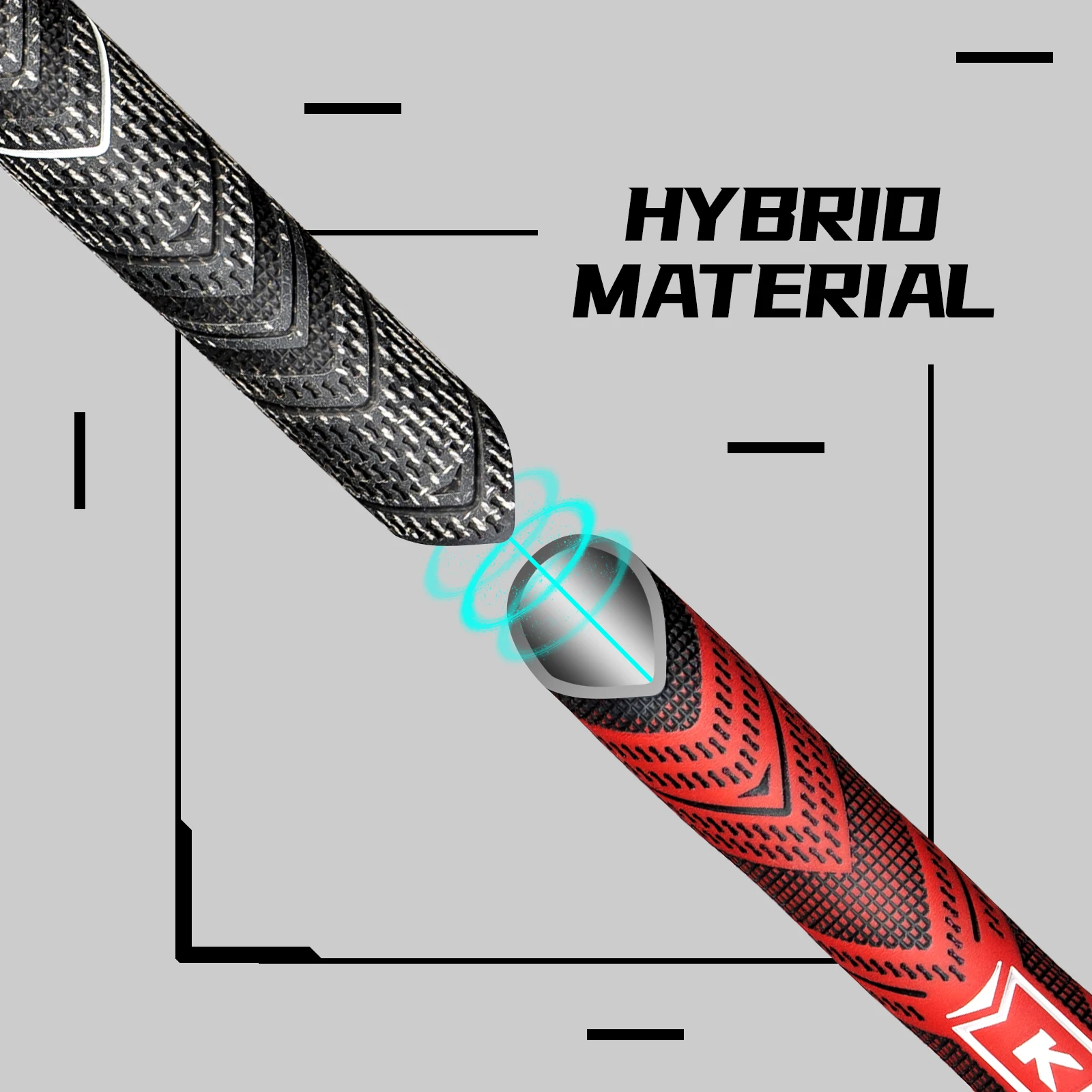 Custom Logo Composite Standard Golf Grip Set Compound All Weather Control Hybrid Universal Midsize Golf Club Putter Golf Grips