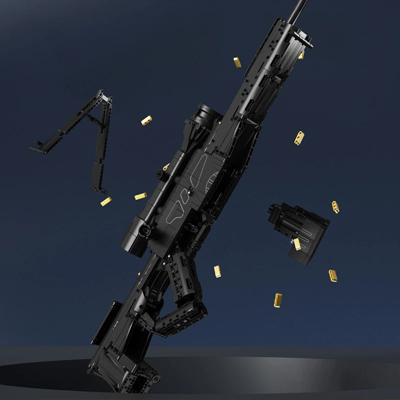 Sembo Block 702010 Mechanical Divine Gun Series Creative Building Blocks Toys LV4 Sniper Rifle The Machine Gun Model Toy For Boy