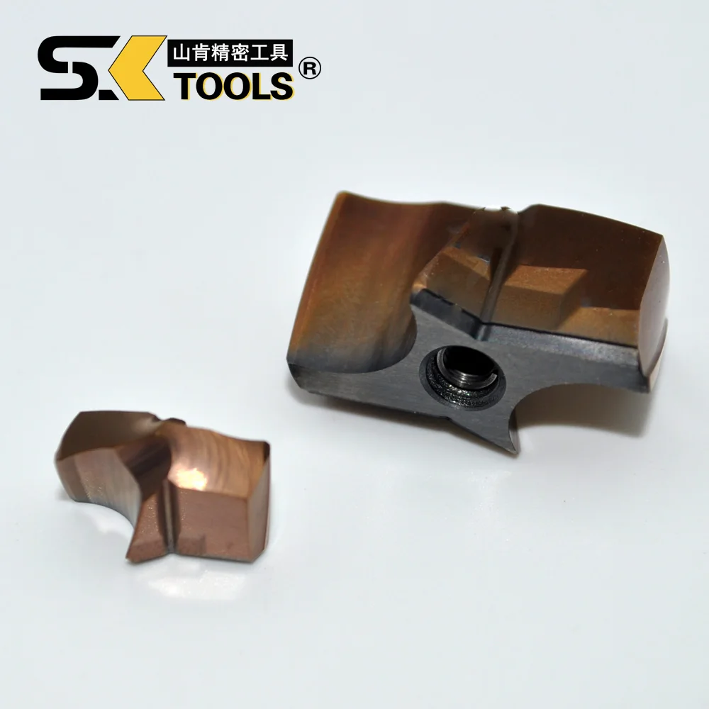 1PC PKW 14.51to15.88mm Diameter Exchangeable Crown Drill Bit Modular Drill Inserts for CNC Machine Hole Making Metal Process