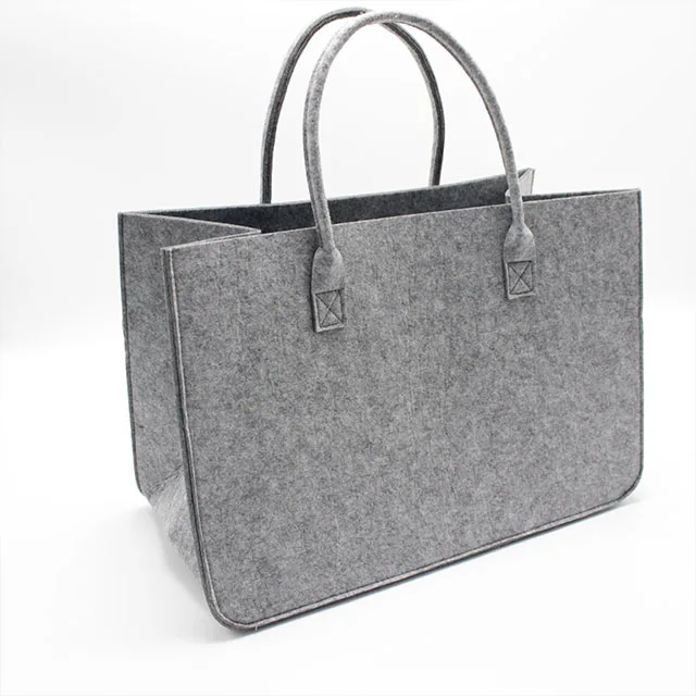 felt fabric women bag fashion bag for shopping