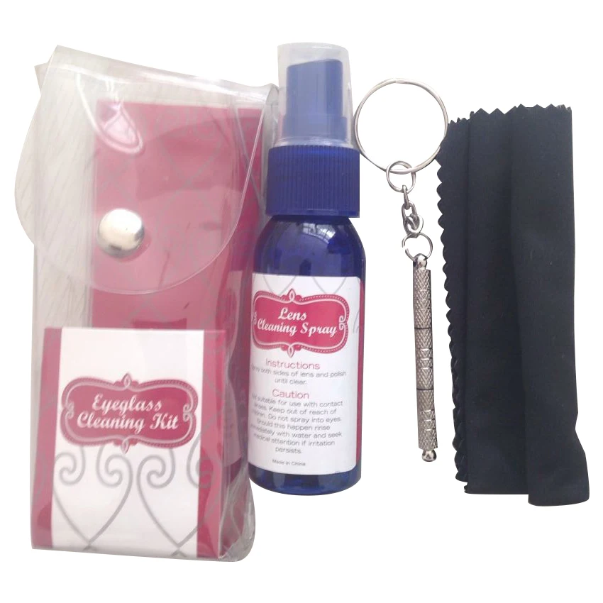 Glasses cleaner aluminium eyeglasses car lens cleaner with display