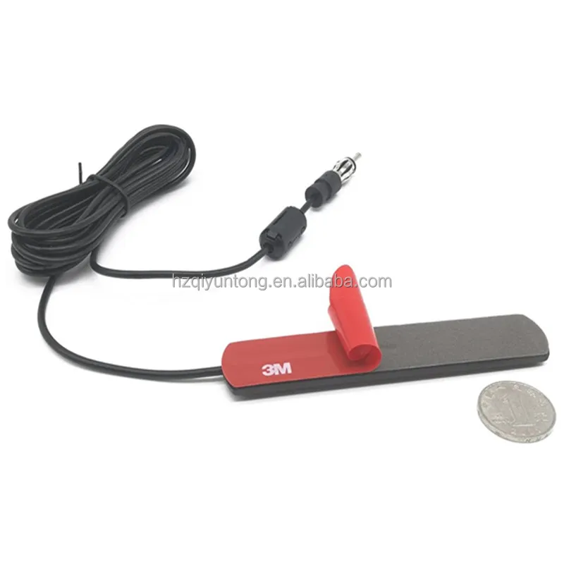 External Internal adhesive Universal Car FM Radio Antenna Patch Black Radio antenna 5dbi car antenna Amplifier
