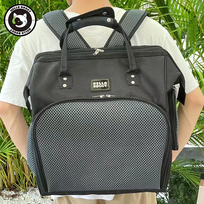 Hellodoggy High Quality Dog And Cat Carrier Backpack Carriers & Travel Warm Pet Shoulder Bag