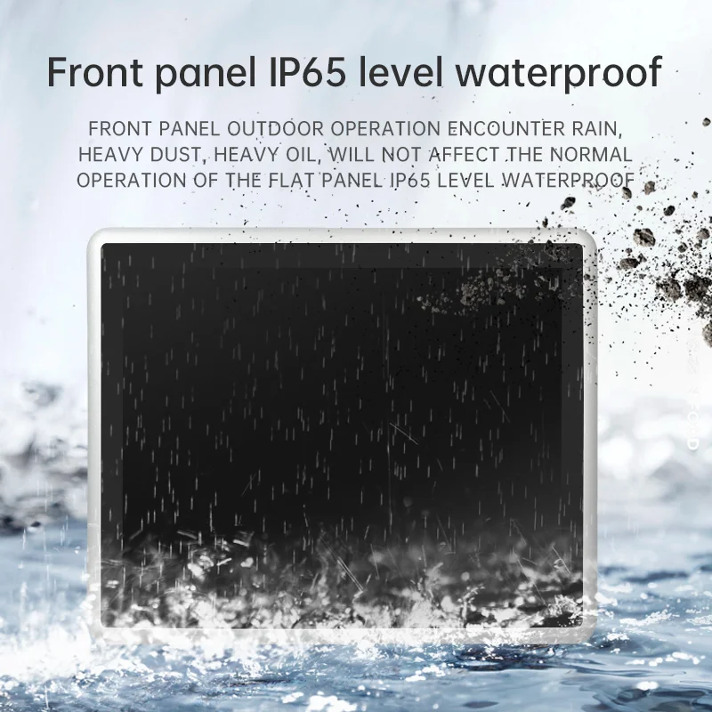15 inch waterproof all in one touch embedded IP65 industrial fanless tablet pc