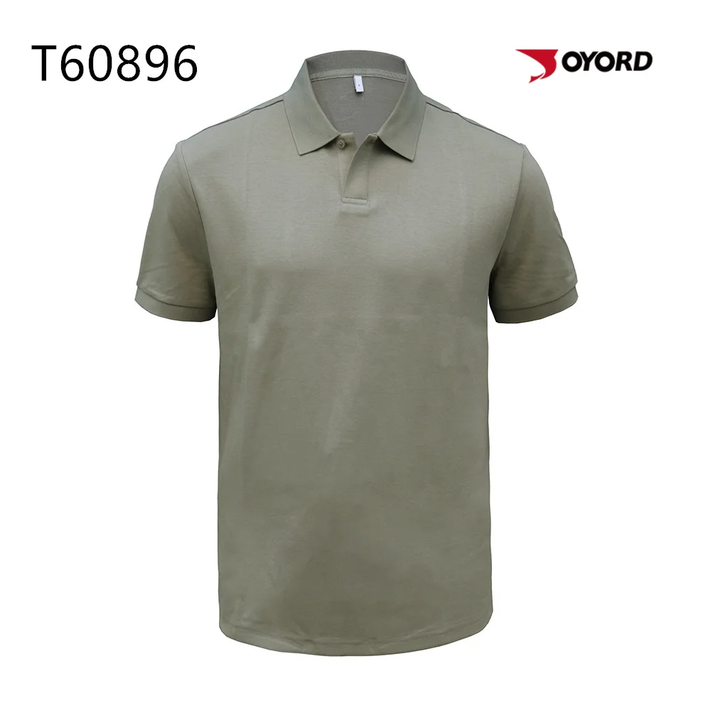 High Quality Cotton Casual Uniform Plain Golf Blank Men Pique Polo T Shirts