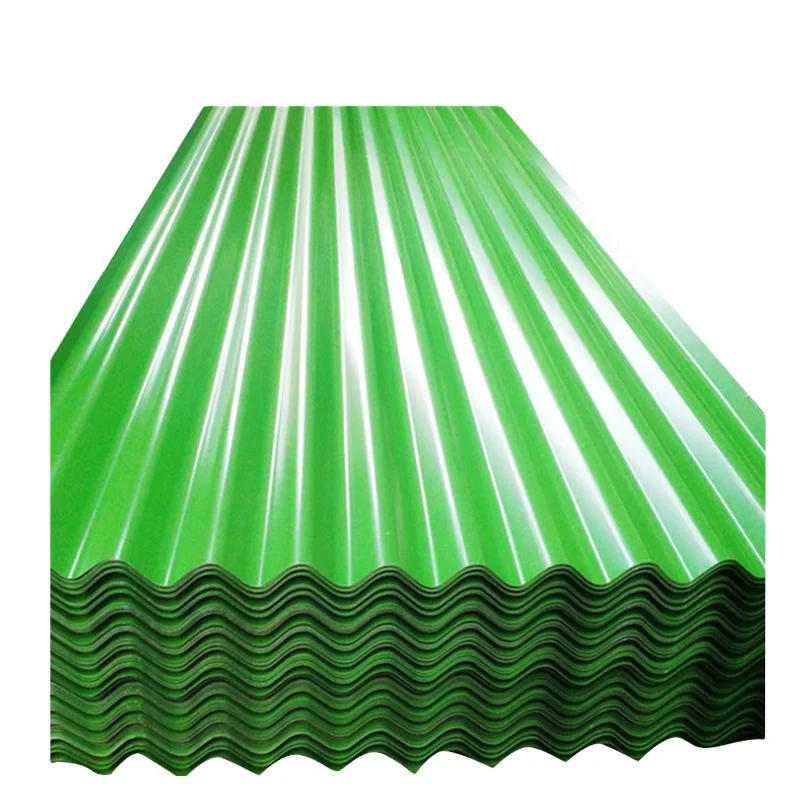 26 gauge 4ft x 8ft steel sheet iron roofing gi corrugated metal 0.45mm galvanized corrugated steel roofing sheet