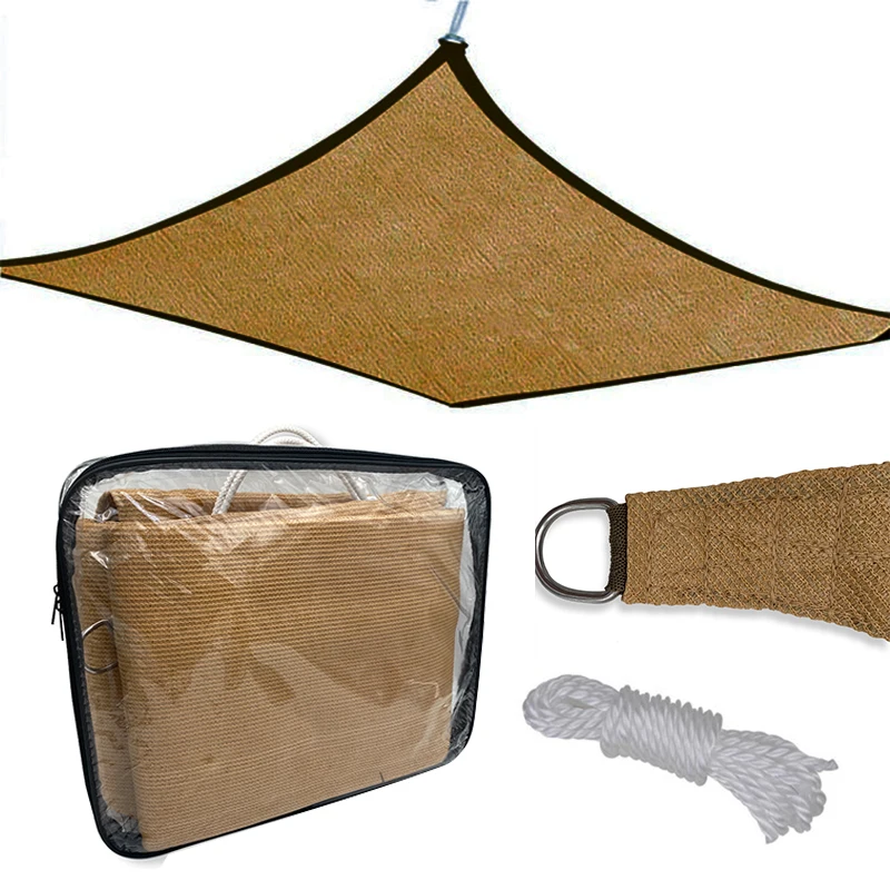 Well Designed Waterproof Shades Canvas 3X3X3M Triangle Shade Sail For Patio