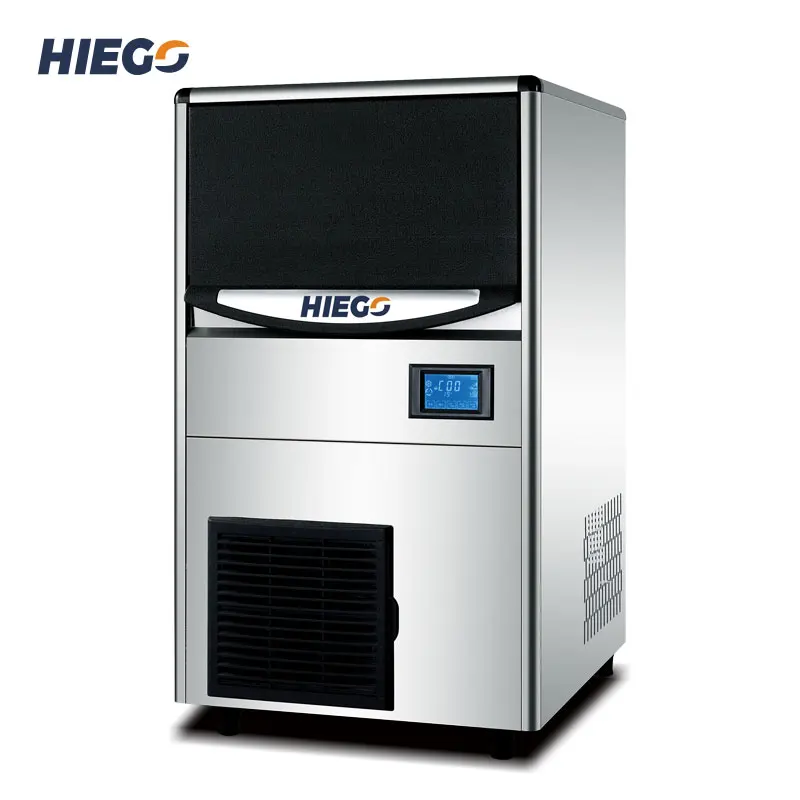 200lbs/24H  Freestanding Commercial Half Crystal Cube Ice  Maker Machine to Make Ice for Bar