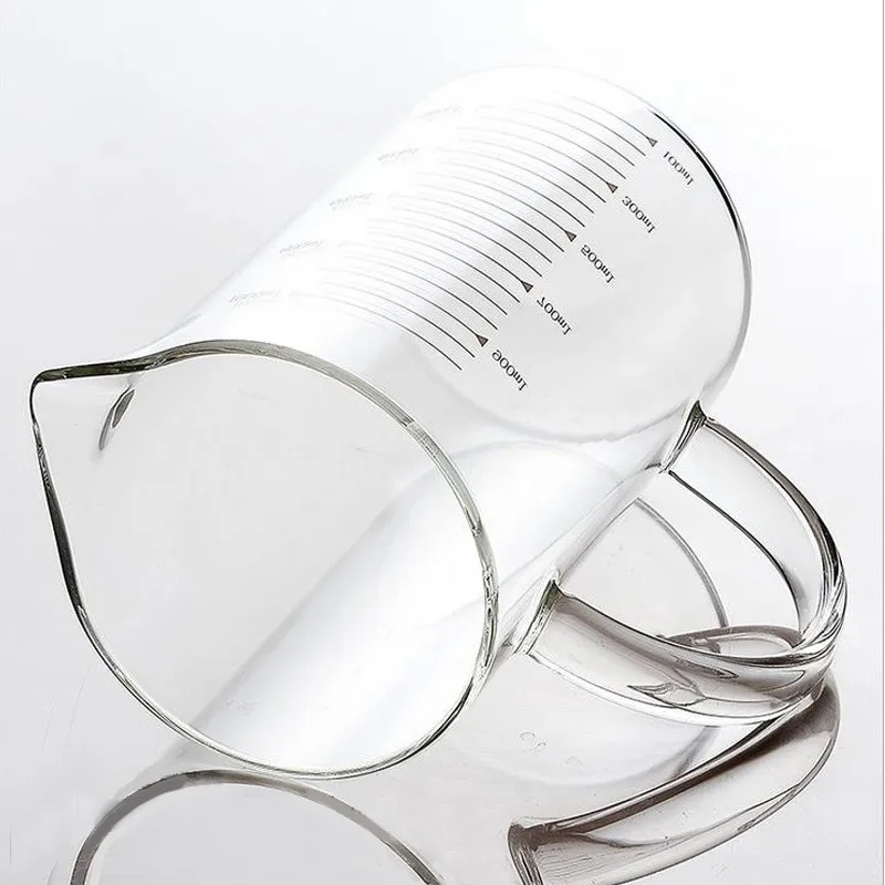 High borosilicate glass graduated cup milk cup graduated glass measuring cup set