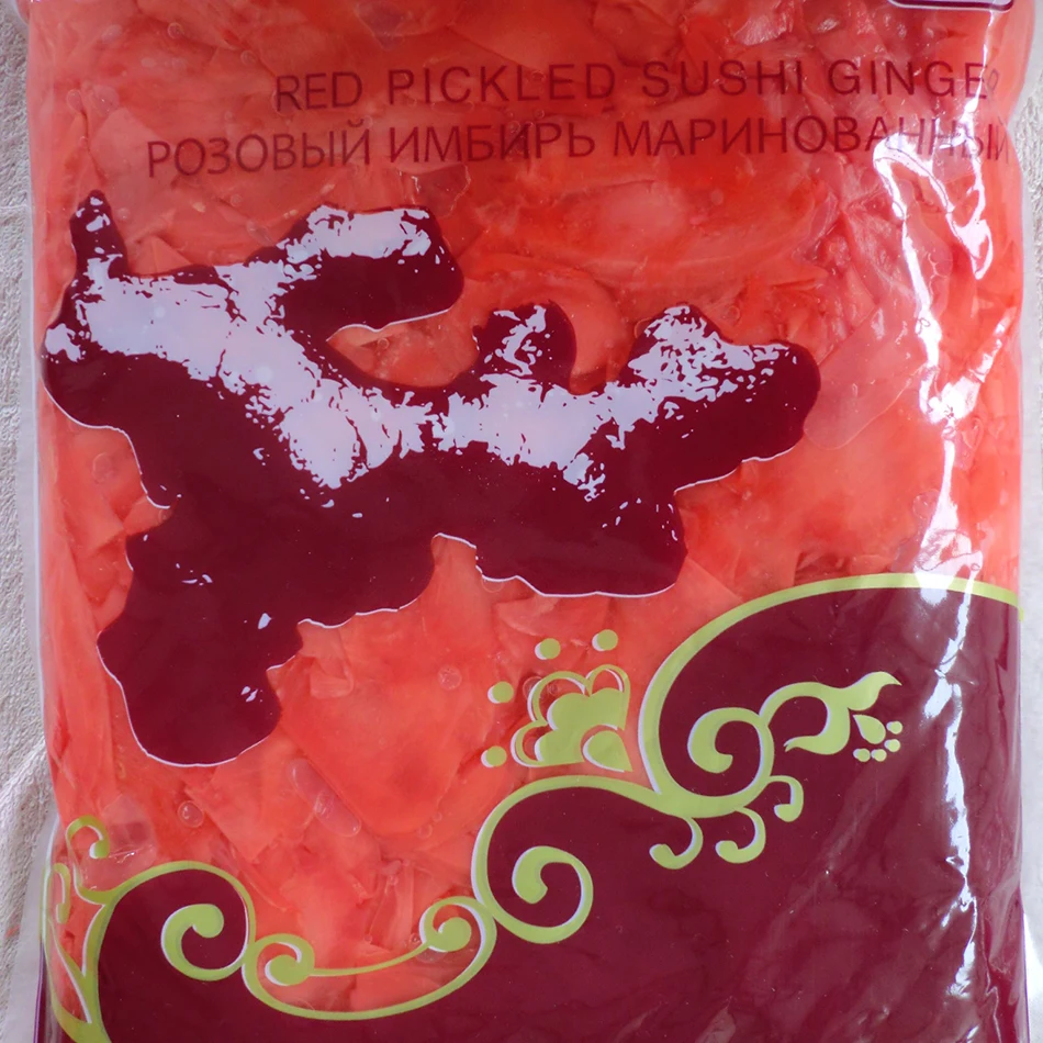 Wholesale Bulk Pickled Pink Sushi Ginger Pink Sushi Ginger