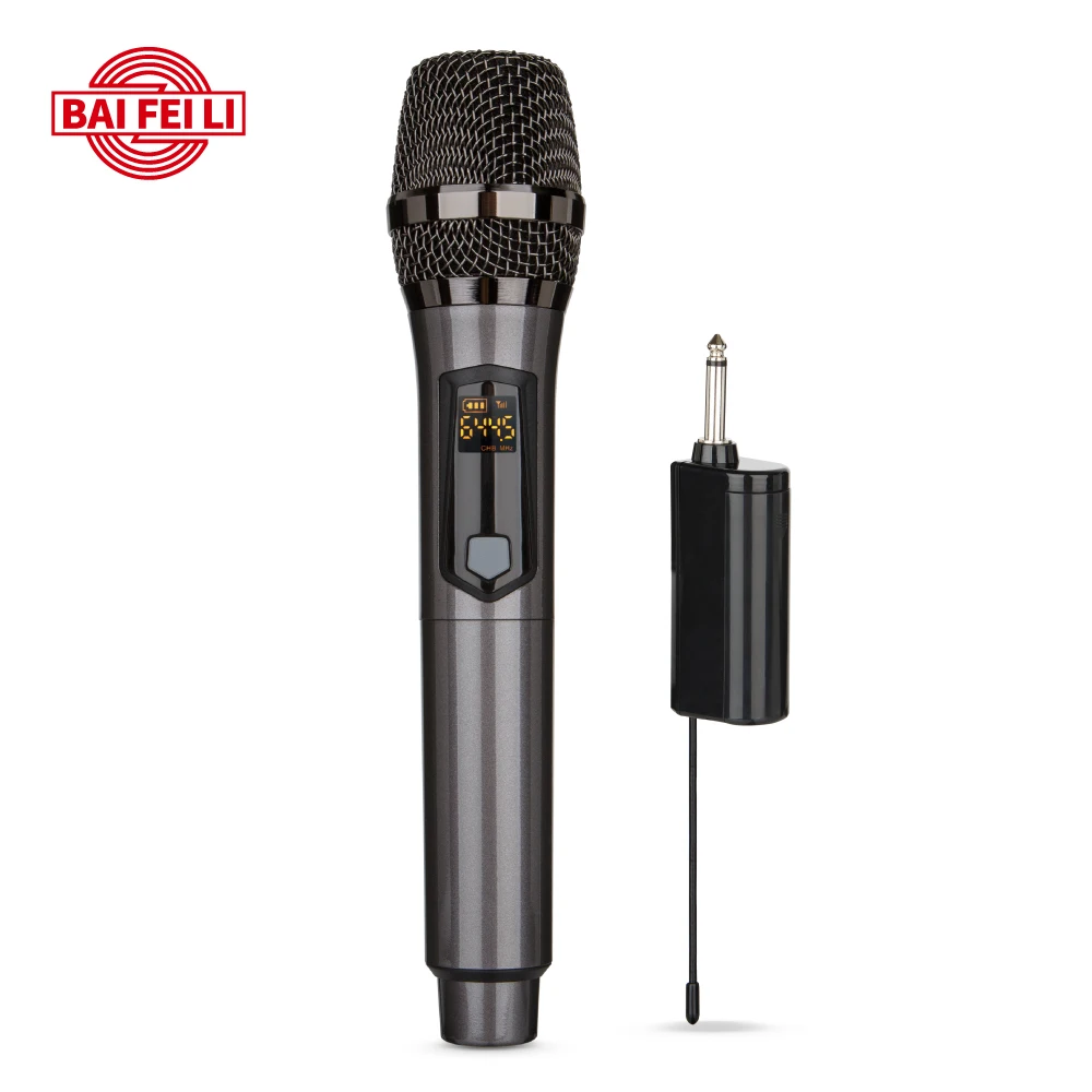 Universal UHF wireless microphone Karaoke Microphone up to 50 meters distance