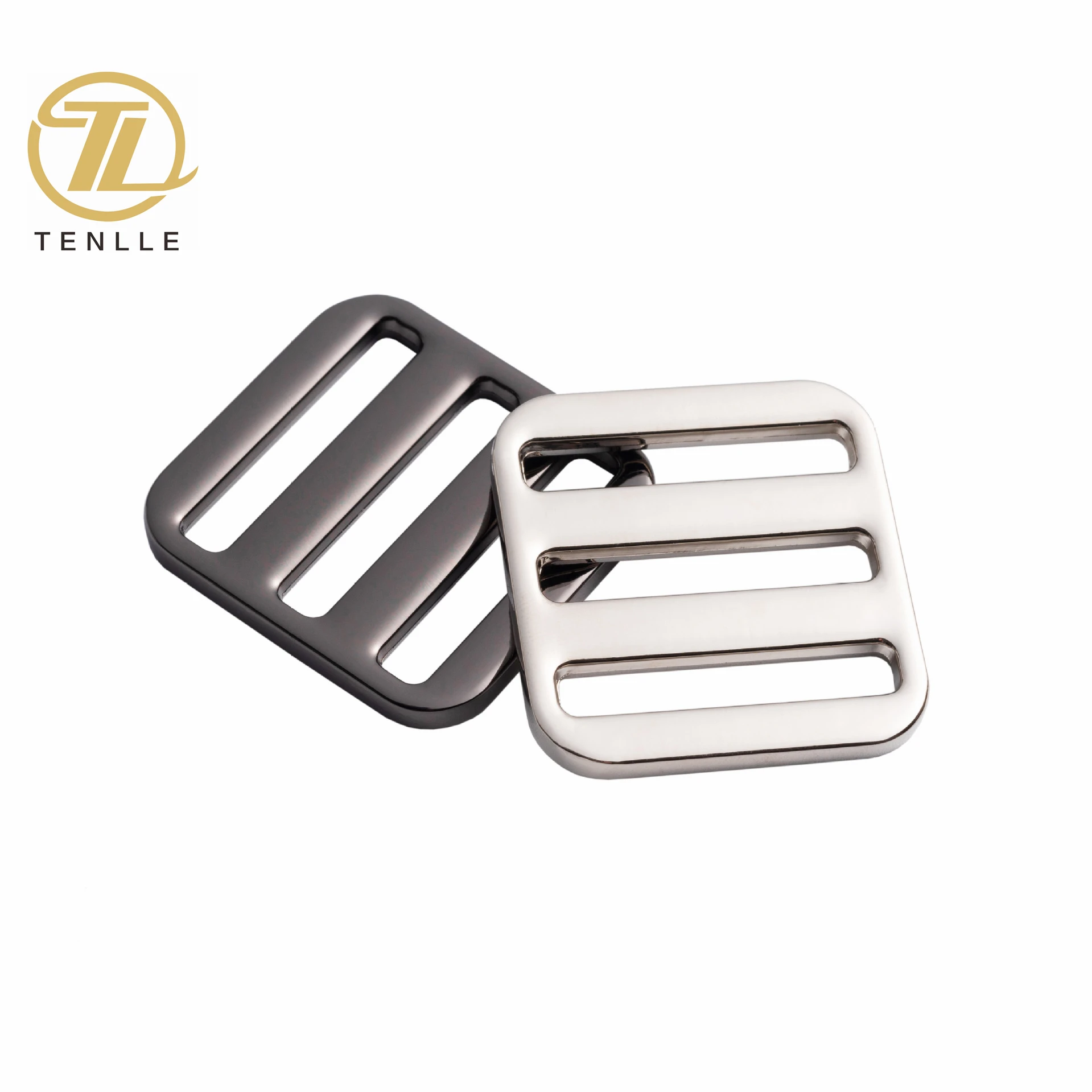 Tri glide slider buckle 25mm silver/gold/rose gold gun metal  adjustable buckle hook for cloth/bag