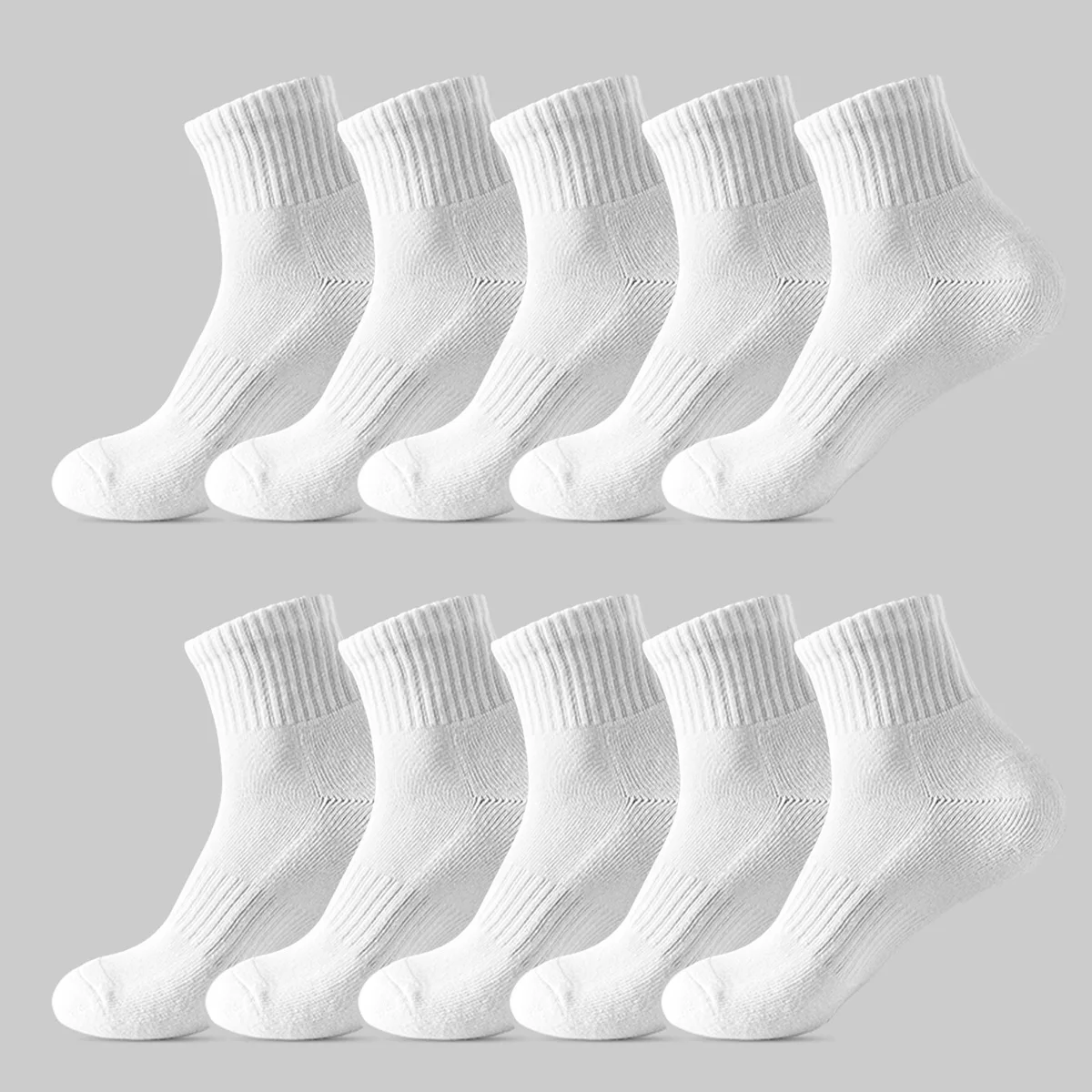 1 Pairs Shipping Men Custom Design Crew Socks Athletic 100% Cotton Bulk Plain White Men Sport Crew Socks
