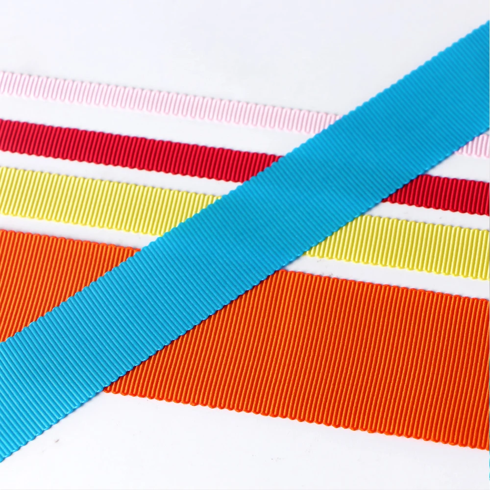 Wholesale rayon stripe hat petersham viscose grosgrain ribbon