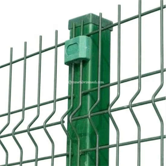 Outdoor 3D Curvy Fence 3D Curved Welded Wire Mesh Fence For Garden