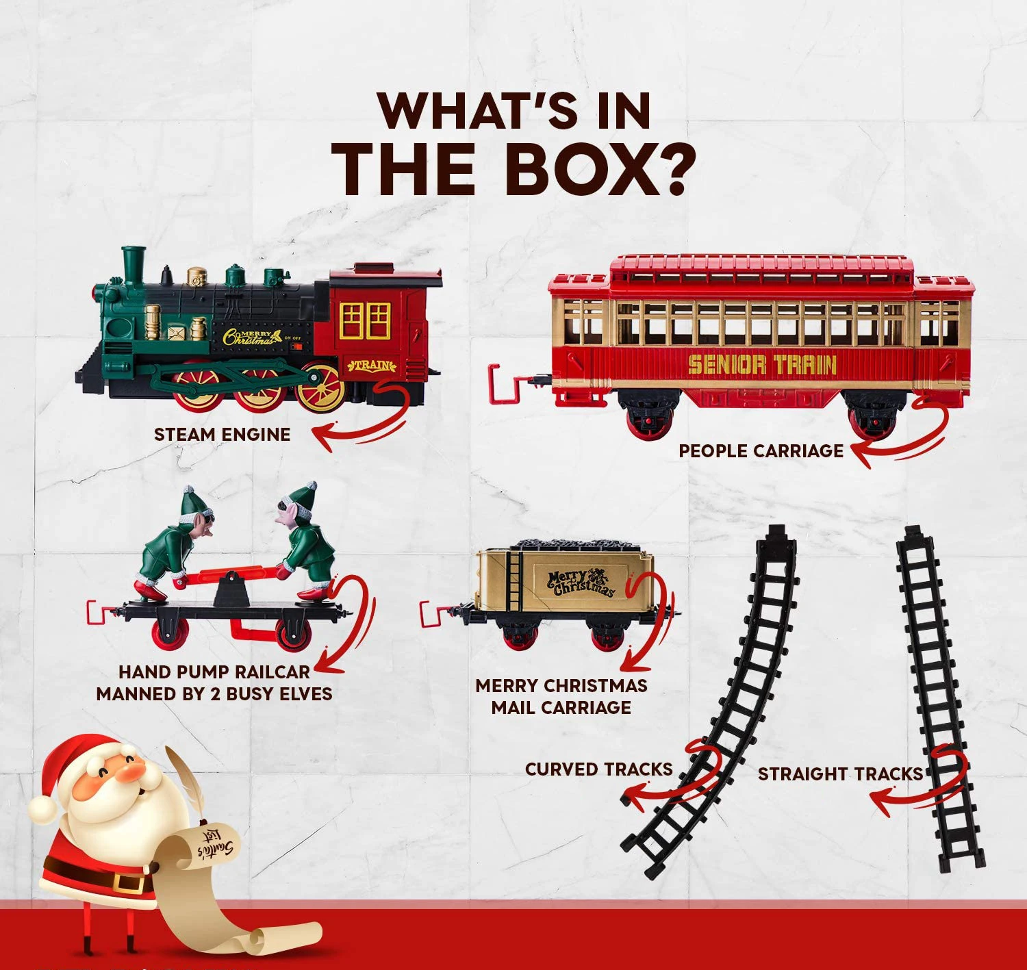 Festive & Party supplies Funny musical christmas electric train for sale HN832135