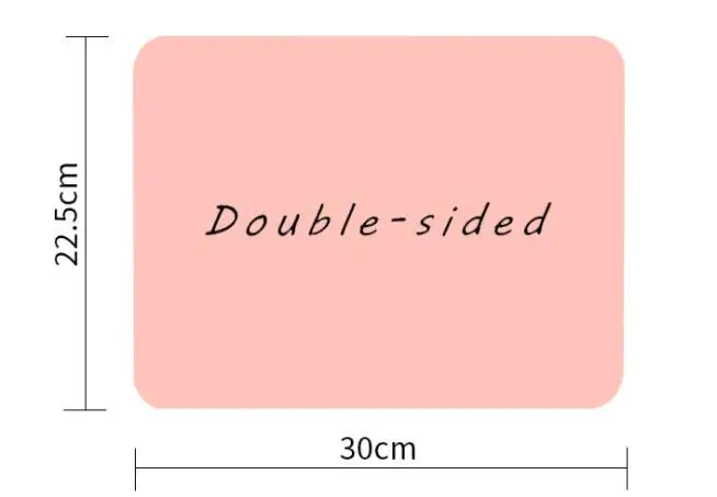 8*12 inch Eco friendly double sided colored white board dry erase student small memo lap colored white board in stock