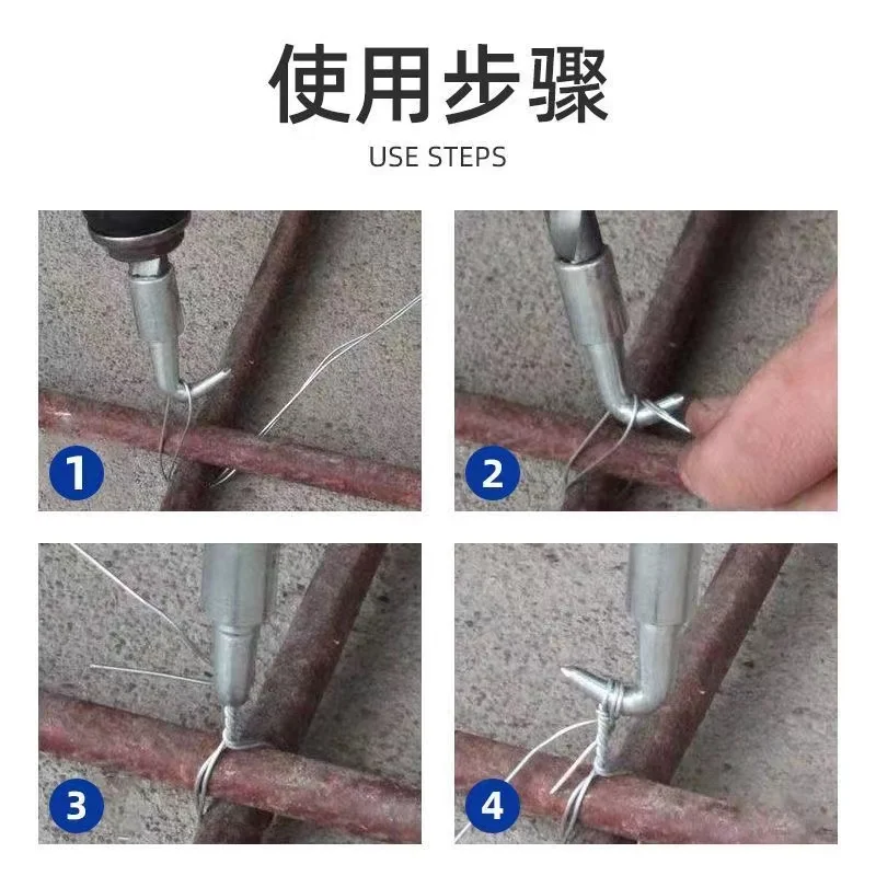 Low Priced Double Loop Fastener Assembly Tools Industrial DIY Rebar Iron Wire Twister Machine Wooden Body Plastic Handle