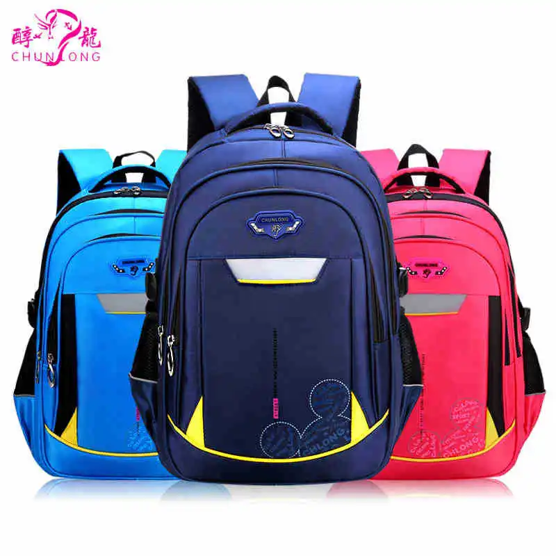 Wholesale Custom Logo School Supplies 2024 Large Capacity Student Spine Protection Children Backpack Mochilas School Bag