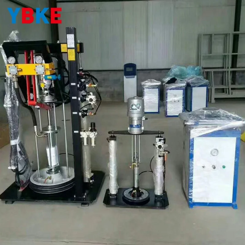 Double glass two pumps sealant sealing machine for Insulating glass production line