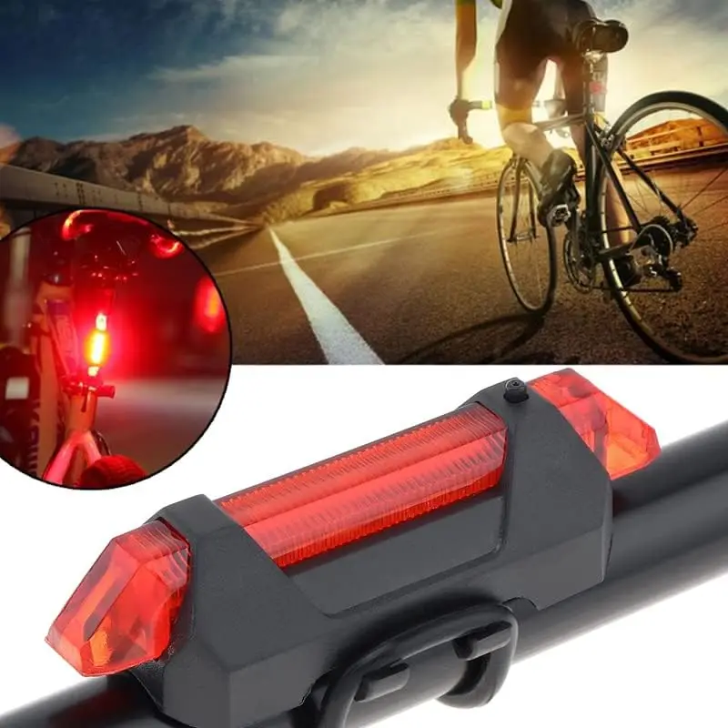 Bike Tail Light Ultra Bright Bicycle Lamps Bicycle Safety Warning Rear Light Rechargeable LED Bike Rear Light Cycling Accessory