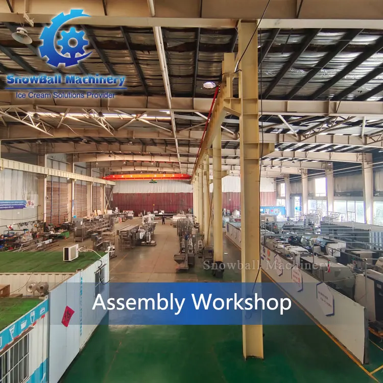 Industrial Ice Cream Production Line Lolly Popsicle Rotary Style Molded Stick Machine