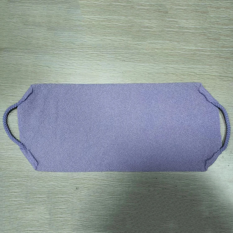Exfoliator Scrubber Back with Handles Exfoliating Towel Body Exfoliator Back Washer Scrubber Stretchable Pull Strap