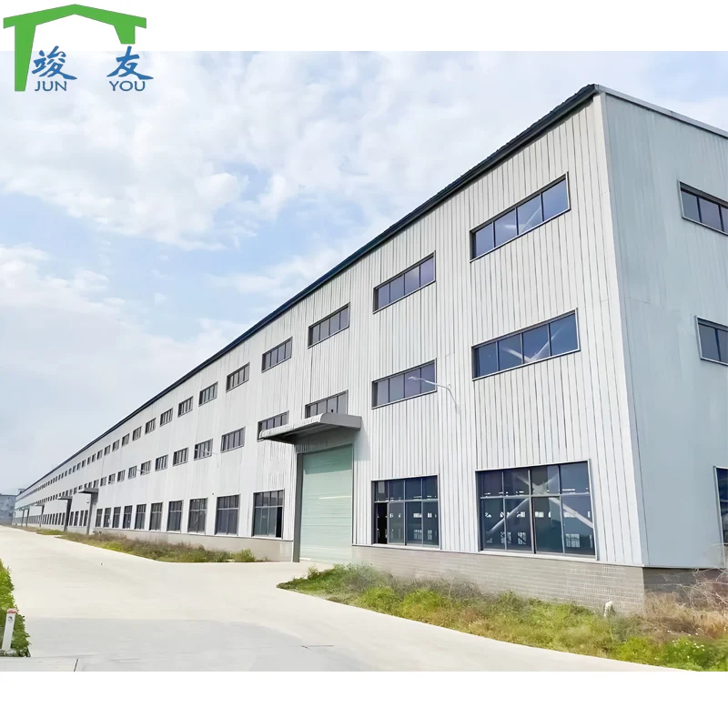 Hot Dipped Galvanized Steel Frame Workshop Curved Roof Structural Steel Workshop Customized Steel Warehouse Workshop Building