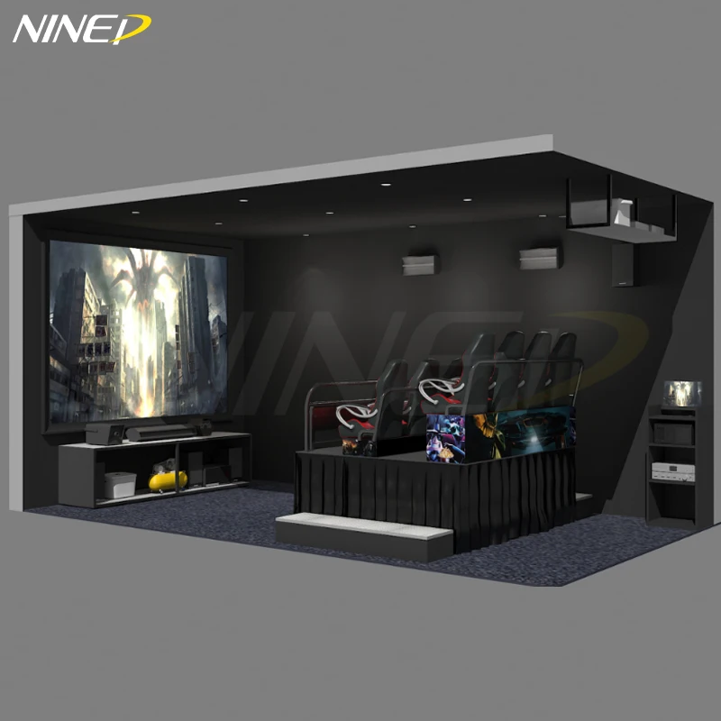 Popular in Melbourne 5D VR Cinema Dome Cinema Portable 7D Theater with 6 Seats Movie Motion Chair