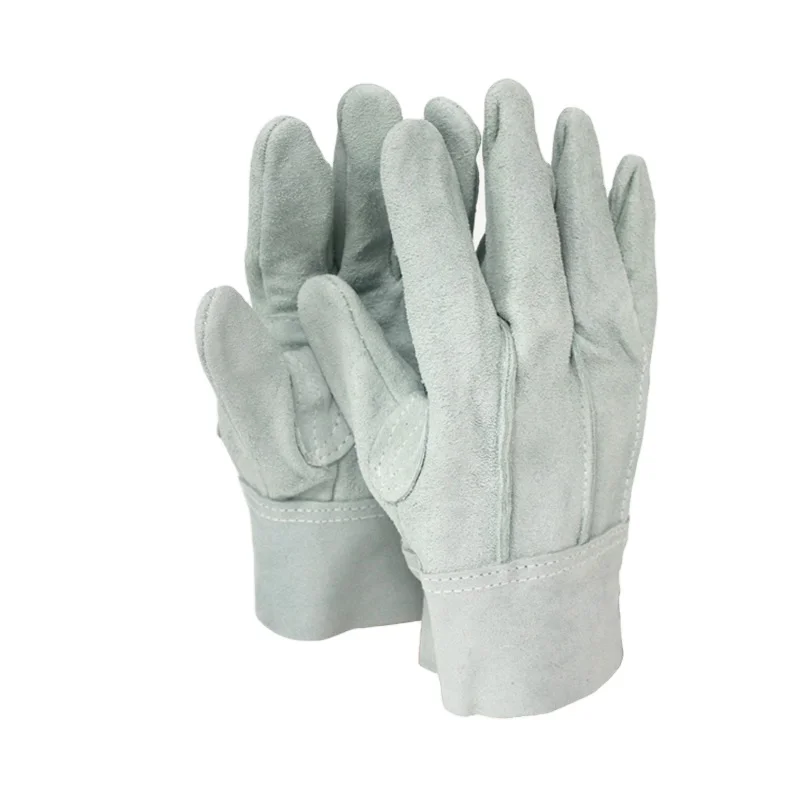 Unique Design Hot Sale Working Leather Welding Labor Protection Gloves