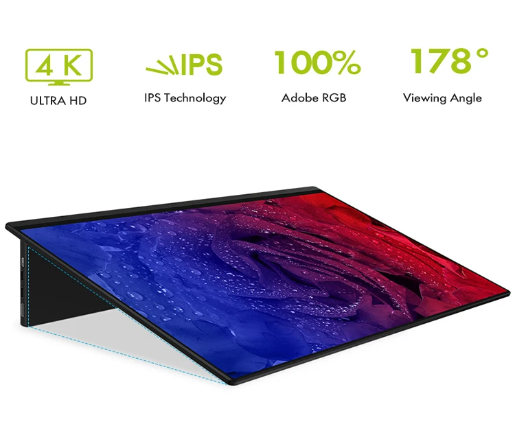 BEST PORTABLE 15.6 inch 4K Ado+be drawing tablet monitor with pen for computer