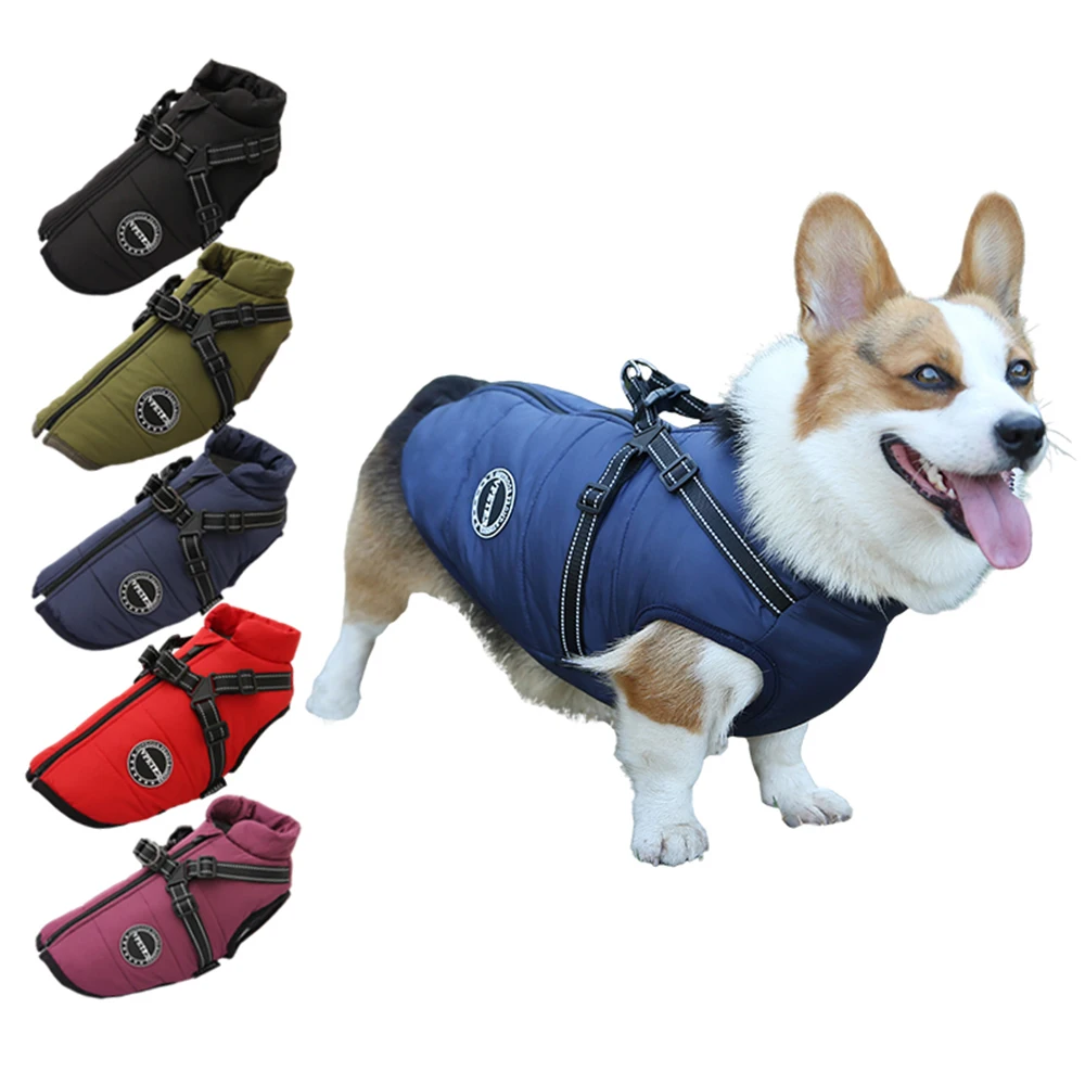 Top Quality Dog  Winter Coats Wholesale Price Pet Clothes Made In Cotton Polyester Dog Coat Customized Dog Jacket