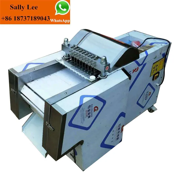 Meat Cuber Meat Dicer/Frozen Pork Cube Cutting Machine