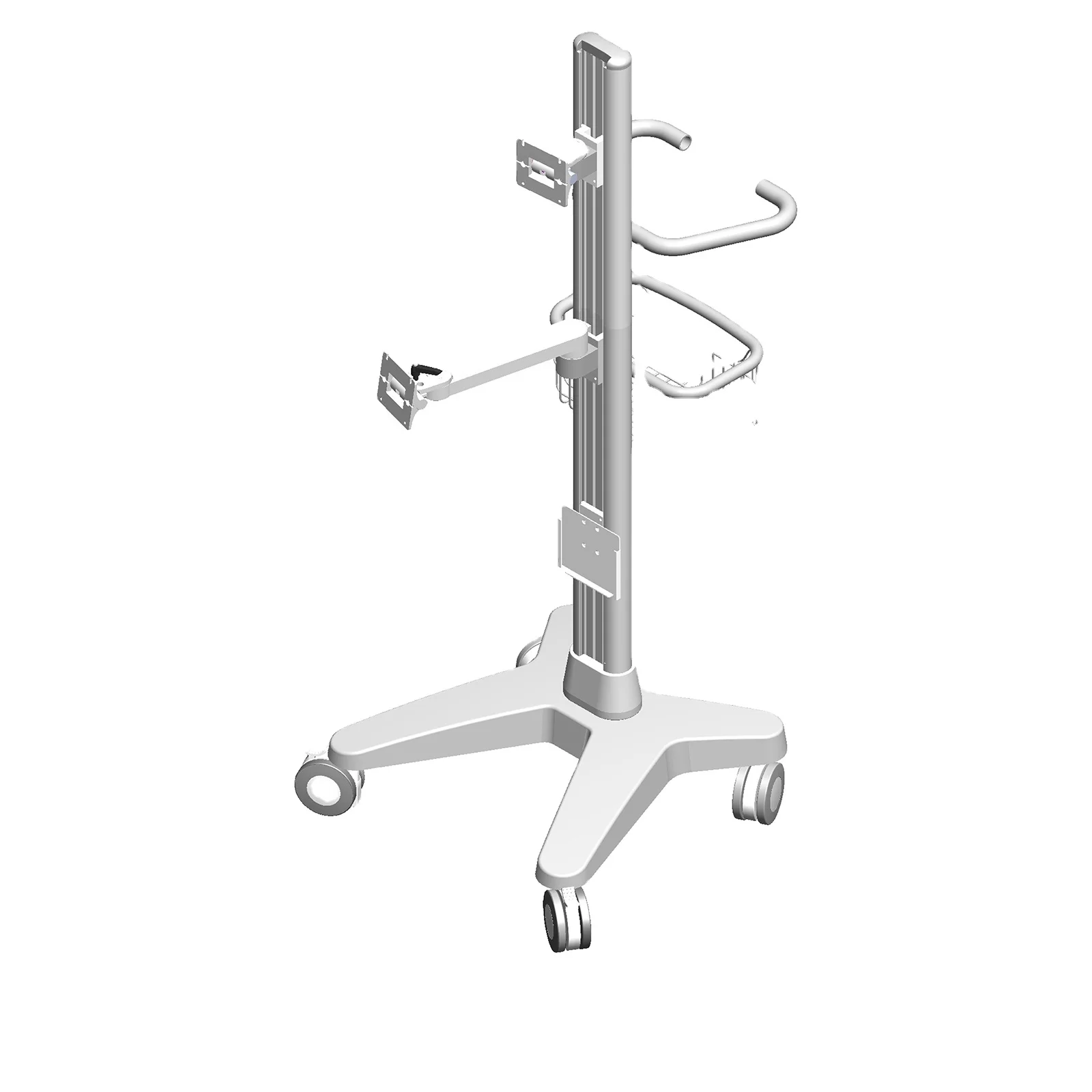 New arrival medical trolley for patient monitor cart for Nihon Kohden G7